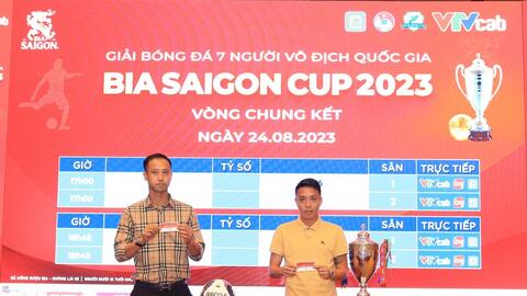 8 đội bóng tranh tài tại VCK Giải bóng đá 7 người vô địch quốc gia Bia Saigon Cup 2023