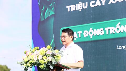 Long An tích cực hưởng ứng hoạt động trồng 6.000 cây xanh đô thị
