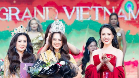 Đoàn Thị Thu Hằng đăng quang Hoa hậu Mrs Grand Vietnam 2023