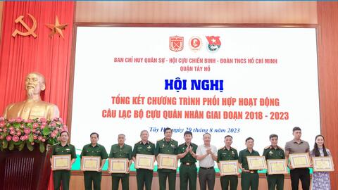 Cựu quân nhân quận Tây Hồ phát huy truyền thống “Bộ đội Cụ Hồ”