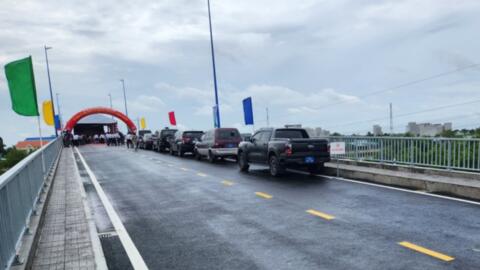 TP Hồ Chí Minh thông xe cầu Vàm Sát 2