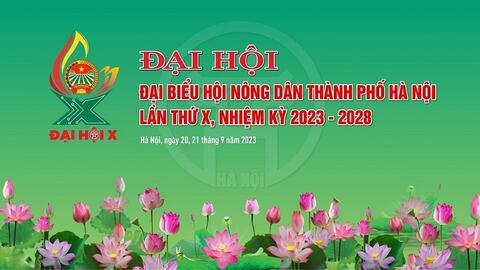Khai mạc Đại hội đại biểu Hội Nông dân TP Hà Nội lần thứ X