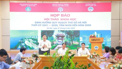350 đại biểu dự Hội thảo khoa học định hướng quy hoạch Thủ đô