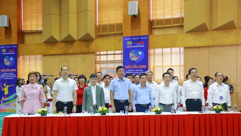 1.200 vận động viên tranh tài tại Giải Cầu lông Học sinh - Sinh viên thành phố Hà Nội