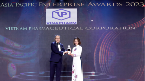 Vinapharm tự hào nhận giải thưởng doanh nghiệp xuất sắc Châu Á