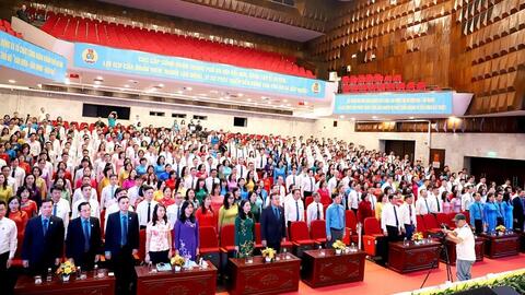 Hôm nay (16/10) diễn ra Đại hội Công đoàn thành phố Hà Nội lần thứ XVII