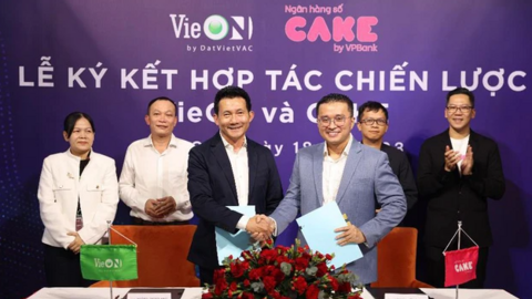Ngân hàng số Cake và Ứng dụng giải trí VieON hợp tác chiến lược