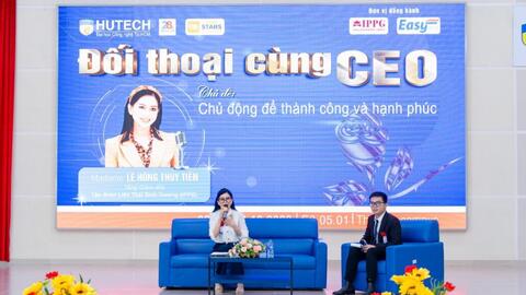 CEO Lê Hồng Thuỷ Tiên đối thoại về “chủ động để thành công và hạnh phúc”