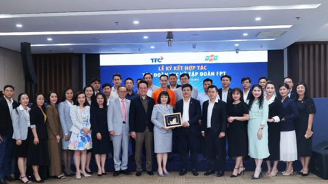 Lễ ký kết hợp tác giữa Tập đoàn TTC và Tập đoàn FPT