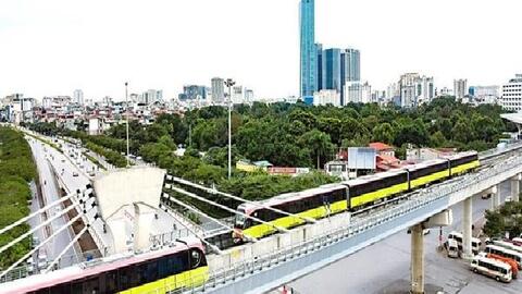Thông tin thời gian vận hành đoạn trên cao Metro Nhổn-ga Hà Nội