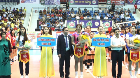 Khai mạc vòng Chung kết giải Bóng chuyền nữ vô địch quốc gia 2023