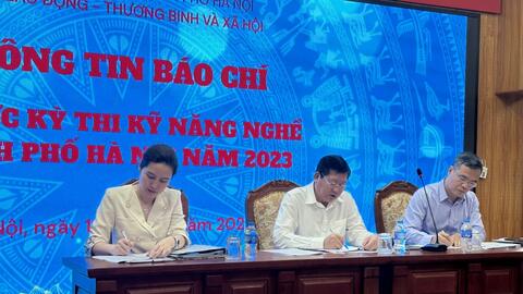 284 thí sinh tham dự kỳ thi kỹ năng nghề Hà Nội năm 2023