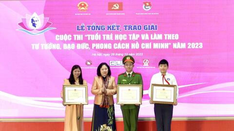 Học sinh Hà Nội giành giải Nhất cuộc thi học tập, làm theo Bác