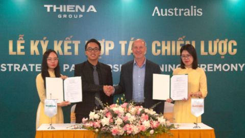 Tập đoàn Thiên Á ký kết phân phối cá vược từ Australis Việt Nam