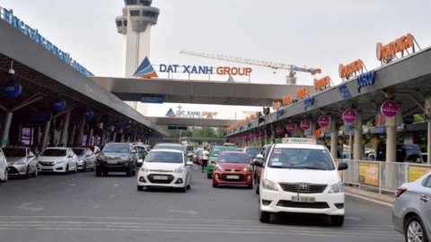 Chính thức thu phí không dừng ô tô ra vào Sân bay Nội Bài, Tân Sơn Nhất