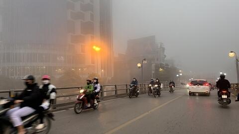 Miền Bắc mưa phùn trước khi đón không khí lạnh