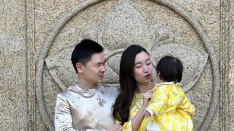 Hoa hậu Đỗ Mỹ Linh hé lộ cuộc sống bỉm sữa: Lo lắng vì con ốm, stress vì điều này