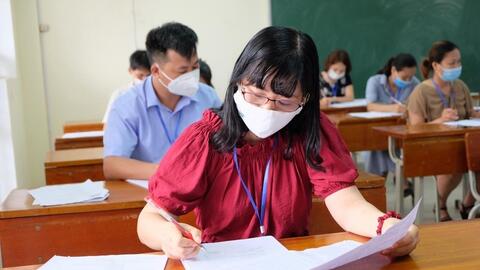 35 ứng viên thi tuyển chức danh lãnh đạo trường THPT ở Hà Nội