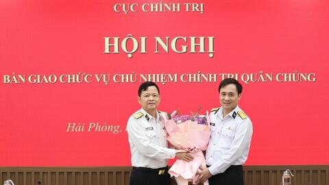 Quân ủy Trung ương - Bộ Quốc phòng bổ nhiệm Đại tá Vũ Anh Tuấn làm Chủ nhiệm Chính trị Hải quân