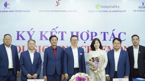 Khải Hoàn Land và Trường Cao đẳng Kinh tế Đối ngoại ký kết hợp tác bền vững