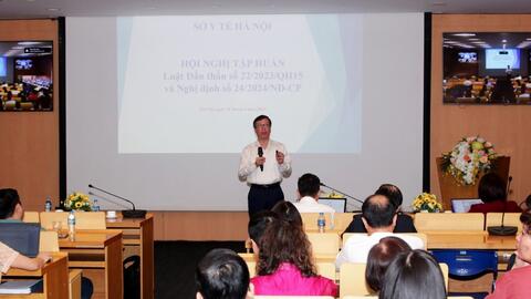 Các đơn vị y tế Thủ đô được tập huấn Luật Đấu thầu