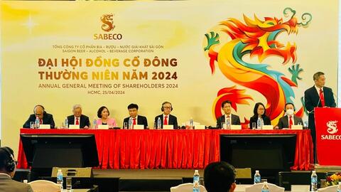 ĐHĐCĐ Sabeco (SAB): Năm 2024 trình kế hoạch lợi nhuận 4.580 tỷ đồng, người Thái dự “bỏ túi” thêm 2.400 tỷ cổ tức