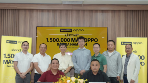 Thế Giới Di Động ký hợp tác chiến lược với Oppo, mục tiêu bán 1,5 triệu smartphone trong năm 2024