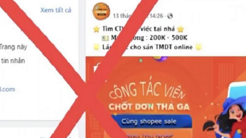Làm cộng tác viên online, người đàn ông bị lừa hơn 2 tỷ đồng