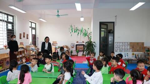 Phụ huynh phấn khởi vì trẻ mầm non được miễn học phí