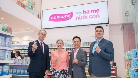 Con Cưng cùng chính phủ Úc và chính phủ NewZealand đưa dinh dưỡng tự nhiên đến trẻ em Việt