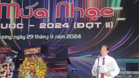 Khai mạc Liên hoan ca, múa, nhạc toàn quốc năm 2024 đợt 2