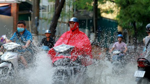 Miền Bắc đón không khí lạnh, miền Trung mưa lớn