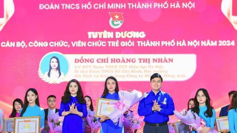 24 cán bộ trẻ giỏi Thủ đô được tuyên dương