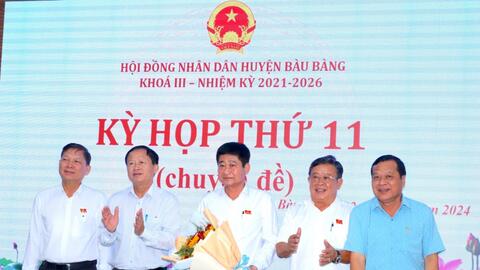 Bình Dương: Ông Nguyễn Phú Cường giữ chức Chủ tịch UBND huyện Bàu Bàng