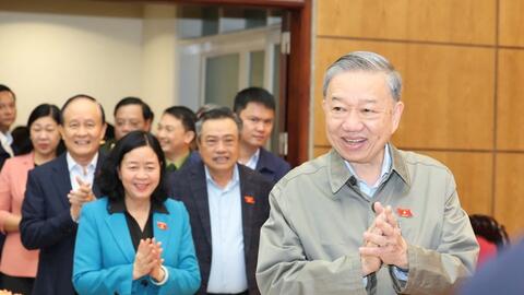 Tổng Bí thư Tô Lâm tiếp xúc cử tri Hà Nội