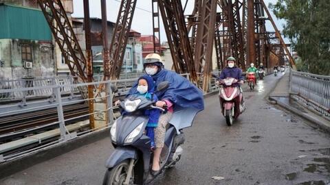 Hà Nội đêm và sáng sớm trời lạnh