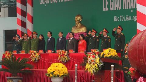 Quận Bắc Từ Liêm tưng bừng Lễ giao, nhận quân năm 2025