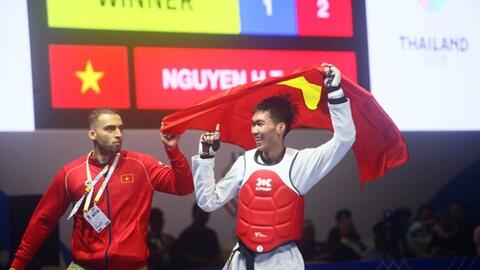 Taekwondo Việt Nam có huy chương vàng hạng cân 54kg sau 22 năm tại SEA Games