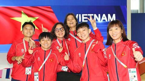 VFF chăm lo hậu cần và động viên tinh thần tuyển futsal nữ Việt Nam