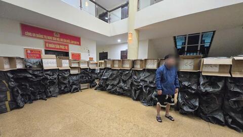 Phát hiện lô thuốc lá lậu trị giá gần 2 tỉ đồng ở Quảng Trị