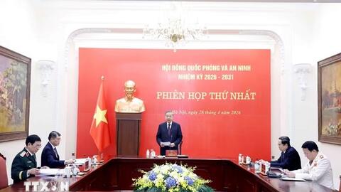 Tổng Bí thư, Chủ tịch nước chủ trì phiên họp Hội đồng Quốc phòng và An ninh