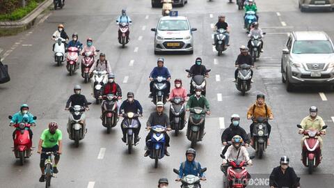 Không khí lạnh gây mưa dông, nhiệt độ miền Bắc giảm đến 6 độ C