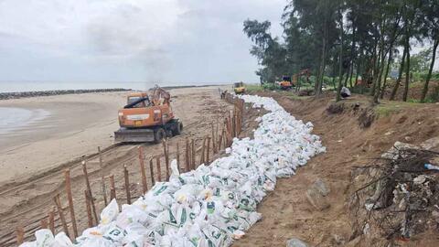 Sạt lở tuyến đê biển ở Hà Tĩnh sắp kết thúc nhờ dự án nâng cấp 550 tỉ đồng