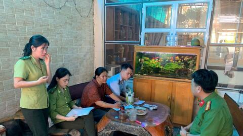 Thu giữ 290 cá thể cò hương đang được cấp đông tại Sầm Sơn