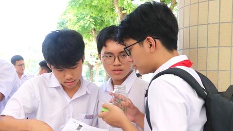 Thí sinh Đà Nẵng tự tin đạt điểm 9 môn Toán trong kỳ thi tuyển sinh lớp 10