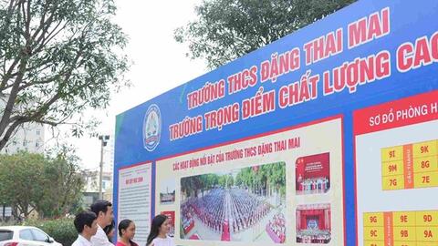 Cạnh tranh gay gắt vào lớp 6 trường trọng điểm ở Nghệ An