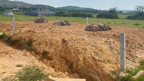 Xử lý hộ dân tự ý đắp mộ giả chiếm đất nghĩa trang