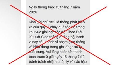 Công an Hải Phòng cảnh báo thủ đoạn lừa đảo "phạt nguội" qua mạng