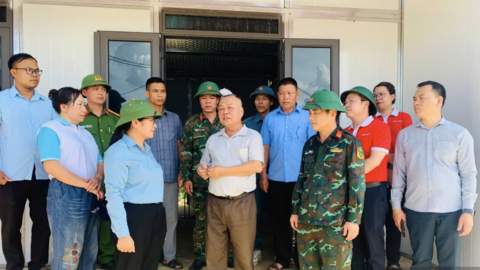 Những ngôi nhà tái định cư đầu tiên ở Mường Than đón người dân sau lũ quét