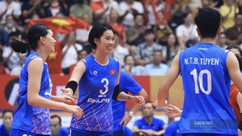 Lịch thi đấu bóng chuyền nữ SEA V.Cup 2026 hôm nay (31.7): Việt Nam vs Philippines